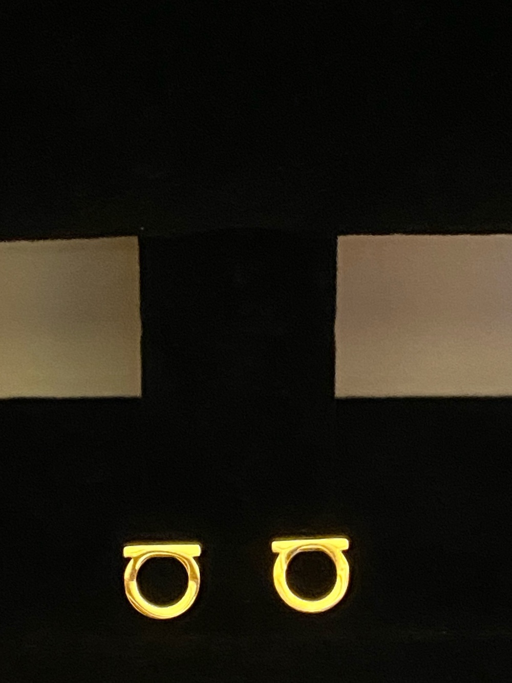 Fashion Jewelry 14K Gold Plated round stud design-cut-out inspired F-G
Earrings